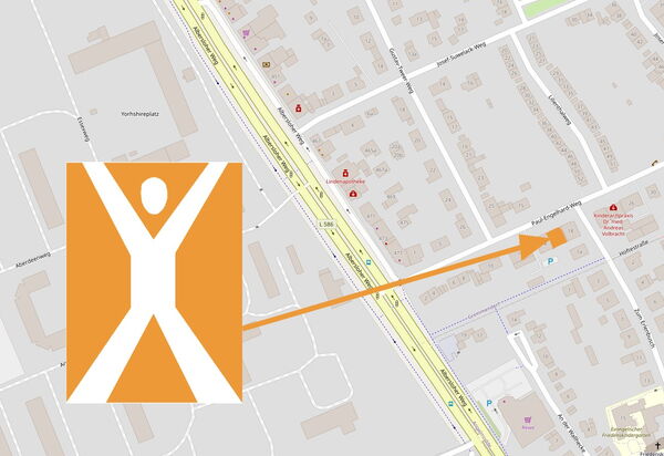 Anfahrt Praxis Yvonne Bouchette